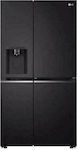 LG GSJV70WBTF Ψυγείο Ντουλάπα 635lt Total NoFrost Υ179xΠ91.3xΒ73.5εκ. Μαύρο