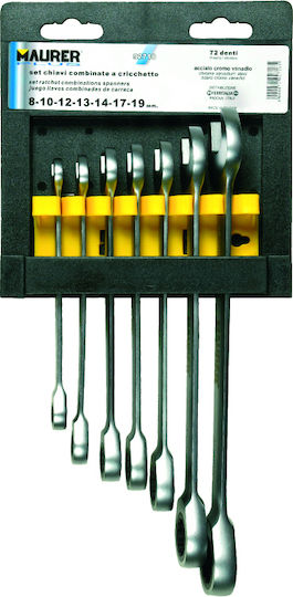 Maurer Set Deutsch Polygon mit Größe von 8mm bis 19mm 7Stück