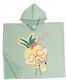 Melinen Pineapple Mint Kids Beach Poncho Green ...