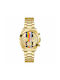 Guess Active Life Damenuhr 42mm Batterie mit Gold Rostfreiem Stahlarmband