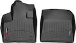 WeatherTech Front Mats Tray Type 2pcs from Rubber for Peugeot 3008 Opel Grandland X Black