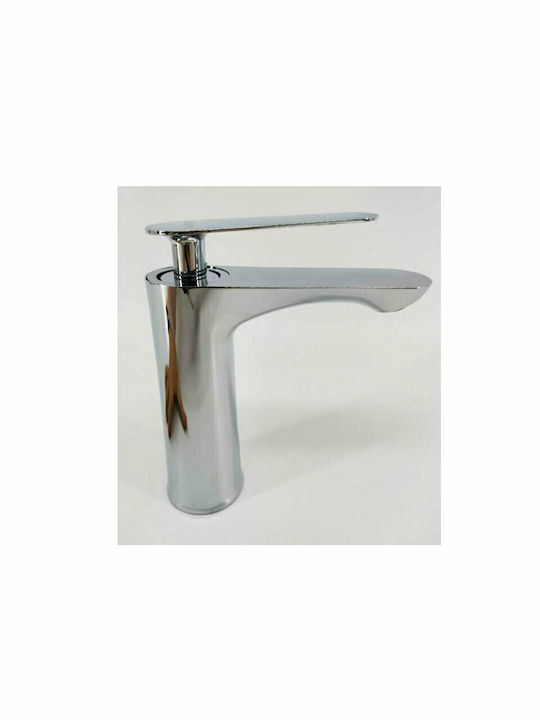 Poly-27 Mixing Sink Faucet Silver