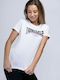 Lonsdale Γυναικείο T-shirt Λευκό με Στάμπα