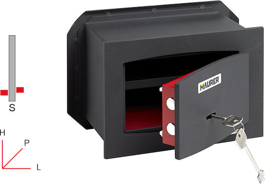 Maurer Built-in Safe L42xW28xH19.5cm 83719