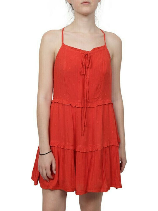 Superdry Ovin Vintage Καλοκαιρινό Mini Φόρεμα Κ...