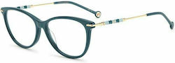 Carolina Herrera Women's Cat Eye Prescription Eyeglass Frames Green CH0043 Zi9