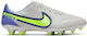 Nike Tiempo Legend 9 Pro Academy FG Scăzut Pantofi de Fotbal cu clești Ceață Gri / Safir / Volt