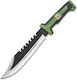 United Cutlery Marine Force Recon Jungle Operator Bowie Knife Green in Sheath