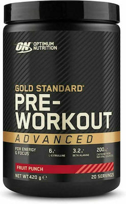 Optimum Nutrition Gold Standard Pre-workout Advanced Pre-Workout-Ergänzung 420gr Fruchtsaft