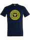 T-shirt Unisex " From The Slums Of Shaolin Wu-Tang Clan Strikes Again ", French Navy