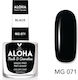 Aloha MG Glossy Βερνίκι Νυχιών Μακράς Διαρκείας Μαύρο 071 15ml