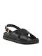 Onlminnie-2 Flache Sandalen für Damen in Schwarz Farbe