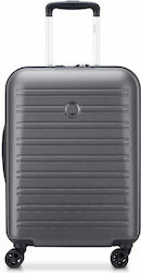 Delsey Segur 2.0 Cabin Travel Suitcase Hard Gray with 4 Wheels Height 55cm.
