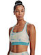 Under Armour Crossback Mid Women's Sports Bra with Removable Padding Beige