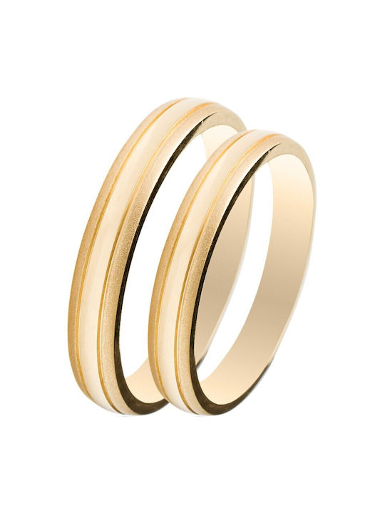 Gold Ring SL23 Slim MASCHIO FEMMINA 18 Carat Gold Ring Size:41 (Unit Price)