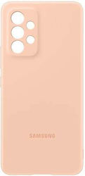 Samsung Silicone Cover Coperta din spate Silicon Peach (Galaxy A53) EF-PA536TPEGWW