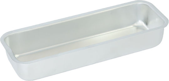 Homestyle Aluminum Cake Baking Pan Silver 35x9.5x7cm