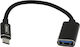 Andowl Q-OT02 Convertor USB-C masculin în USB-A feminin 1buc
