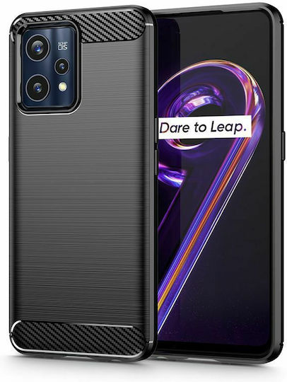 Tech-Protect Задна корица Силикон Черен (Realme 9 Pro+)