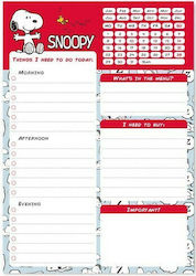 Snoopy Daily Planner White 14.8x21cm