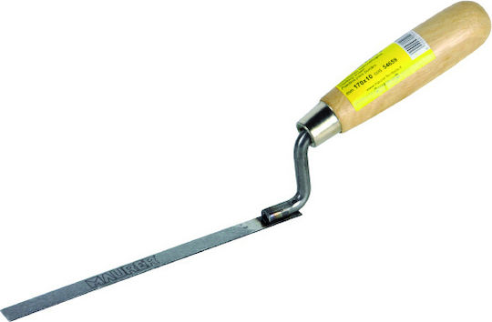 Maurer Trowel Metallicό 170x10mm with Wooden Handle Armon 54659