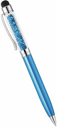 Stylus Bildschirm mit Kristallen in Blau Farbe ...