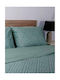 Sunshine 2036 Pillowcase Set with Envelope Cover Aqua 50x70cm.