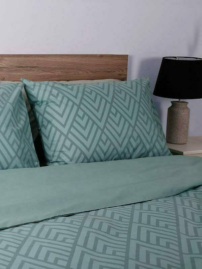 Sunshine 2036 Kissenbezug-Set mit Umschlagumschlag Aqua 50x70cm.