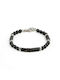 Jools Bracelet made of Steel with Lava Stones