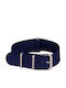 Nato Stoffarmband Marineblaue 20mm