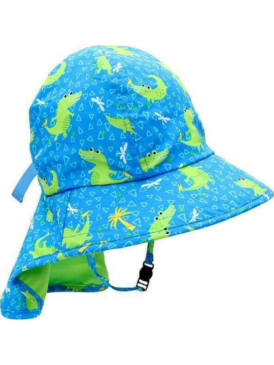 Zoocchini Kids' Hat Fabric Sunscreen Alligator ...