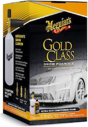 Meguiar's Gold Class Snow Foam Canon Kit Cleaning Foam for Body 1lt