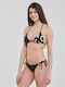 Roxy Set Bikini Triunghi Negru