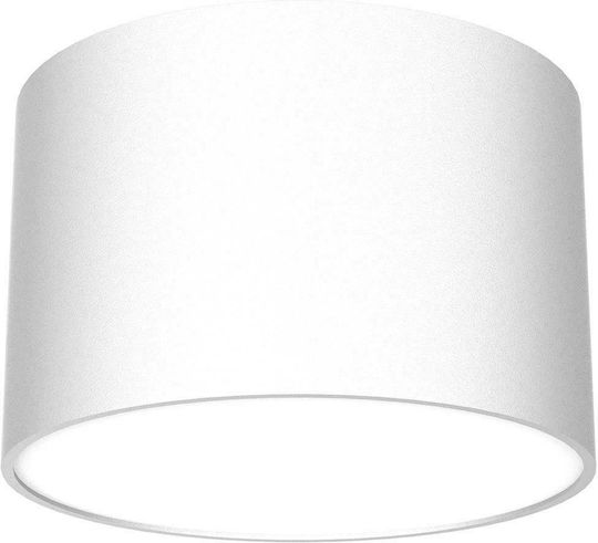 Eko Light Dixie Μονό Σποτ με Ντουί GX53 σε Λευκό Χρώμα