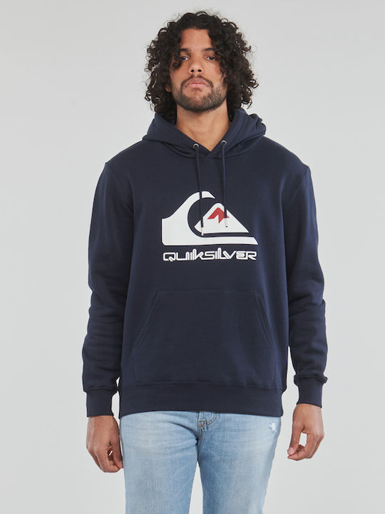 Quiksilver Big Logo Hanorac cu Glugă Albastru m...