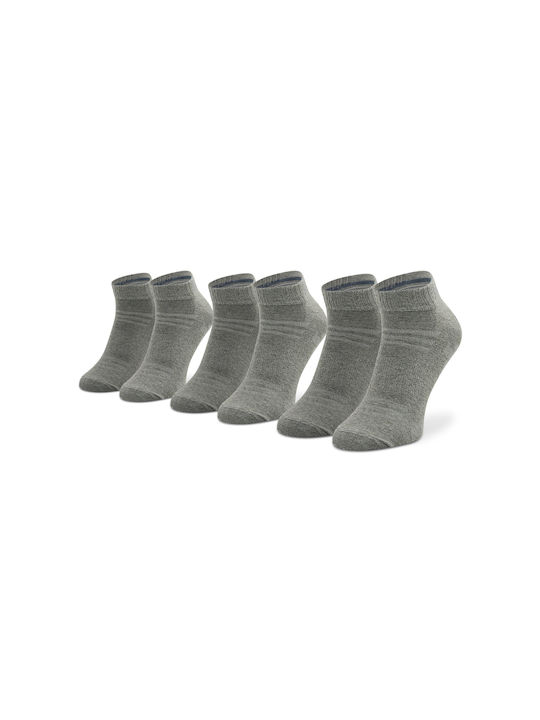 Skechers Solid Color Socks Light Grey Melange 3...