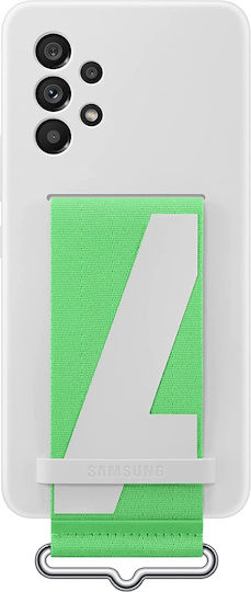 Samsung Back Cover Σιλικόνης Λευκό (Galaxy A53)
