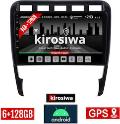 Kirosiwa Ηχοσύστημα Αυτοκινήτου για Porsche Cayenne 2002-2011 (Bluetooth/USB/AUX/WiFi/GPS/Apple-Carplay/Android-Auto) με Οθόνη Αφής 9"