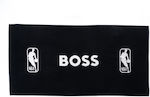 Hugo Boss x NBA Strandtuch Baumwolle Schwarz 160x80cm.