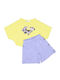 Kids' Set with Shorts Summer 2pcs Yellow