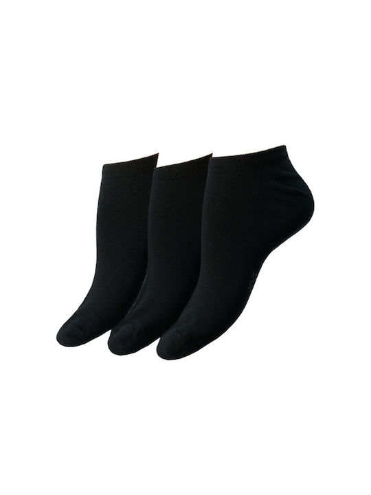 K Socks Unisex Μονόχρωμες Κάλτσες Μαύρες 3Pack