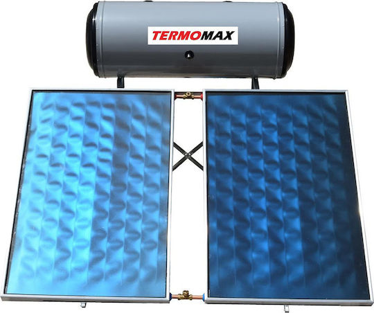 Termomax Ηλιακός Θερμοσίφωνας 160lt Glass Τριπλής Ενέργειας 3τ.μ. Επιλεκτικός
