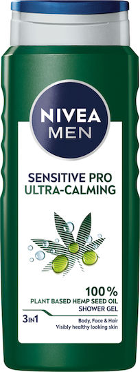 Nivea Sensitive Pro Ultra Calming Αφρόλουτρο σε Gel για Άνδρες Καταπραϋντικό 500ml