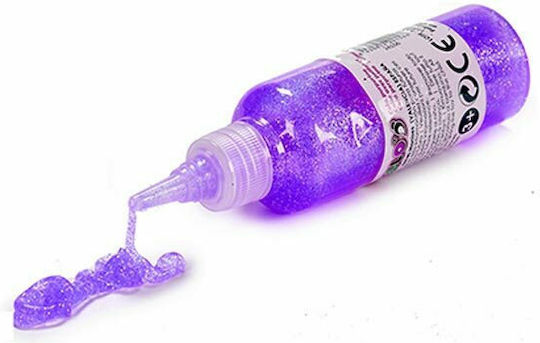 Χρυσόσκονη Glitter Μωβ Σετ 6τμχ