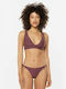 Volcom Triangle Bikini Top with Detachable Straps Purple