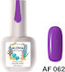 Aloha Fashion Semi-Permanent Nail Polish AF 062 Amethyste Orchid 15ml 1pcs