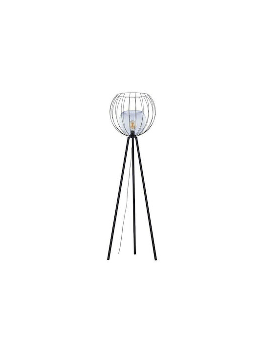 TK Lighting Universo Lampa de podea Î150xL50cm. cu Soclu pentru Bec E27 Negru
