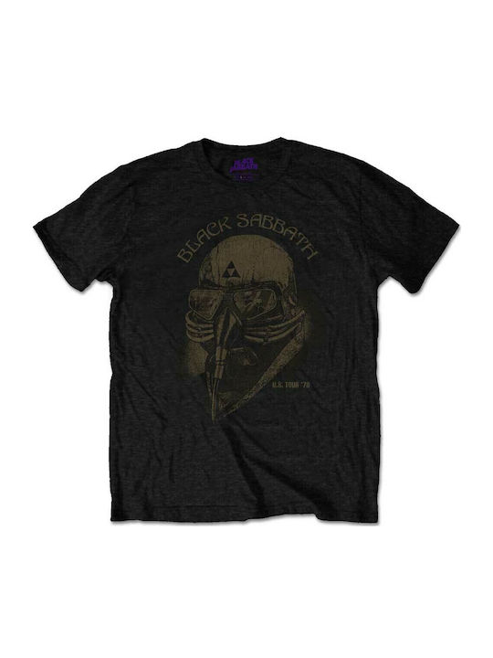 Pegasus Sabbath US Tour '78 T-shirt Schwarz BSTS01