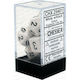 Chessex Dice Opaque Polyhedral 7-Dice Set White...