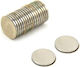 Next Set Magnete Neodym Rund mit Aufkleber und Anziehungskraft 0.5kg 10x10x1mm 100Stück